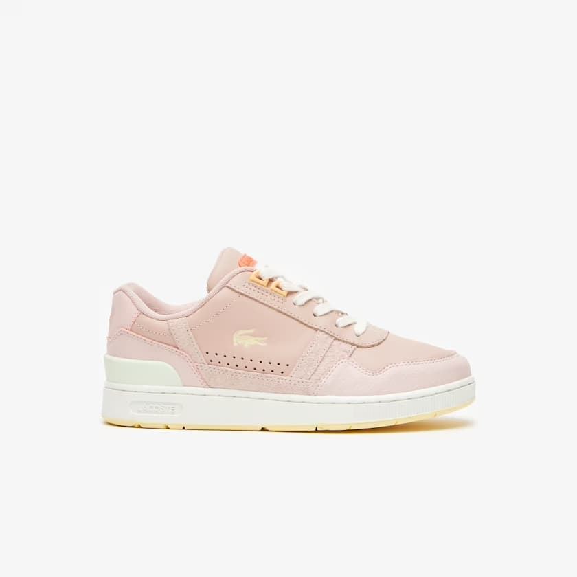 Zapatillas Lacoste T-Clip 745SFA0067AMY lt pink/lt ylw - Imagen 1