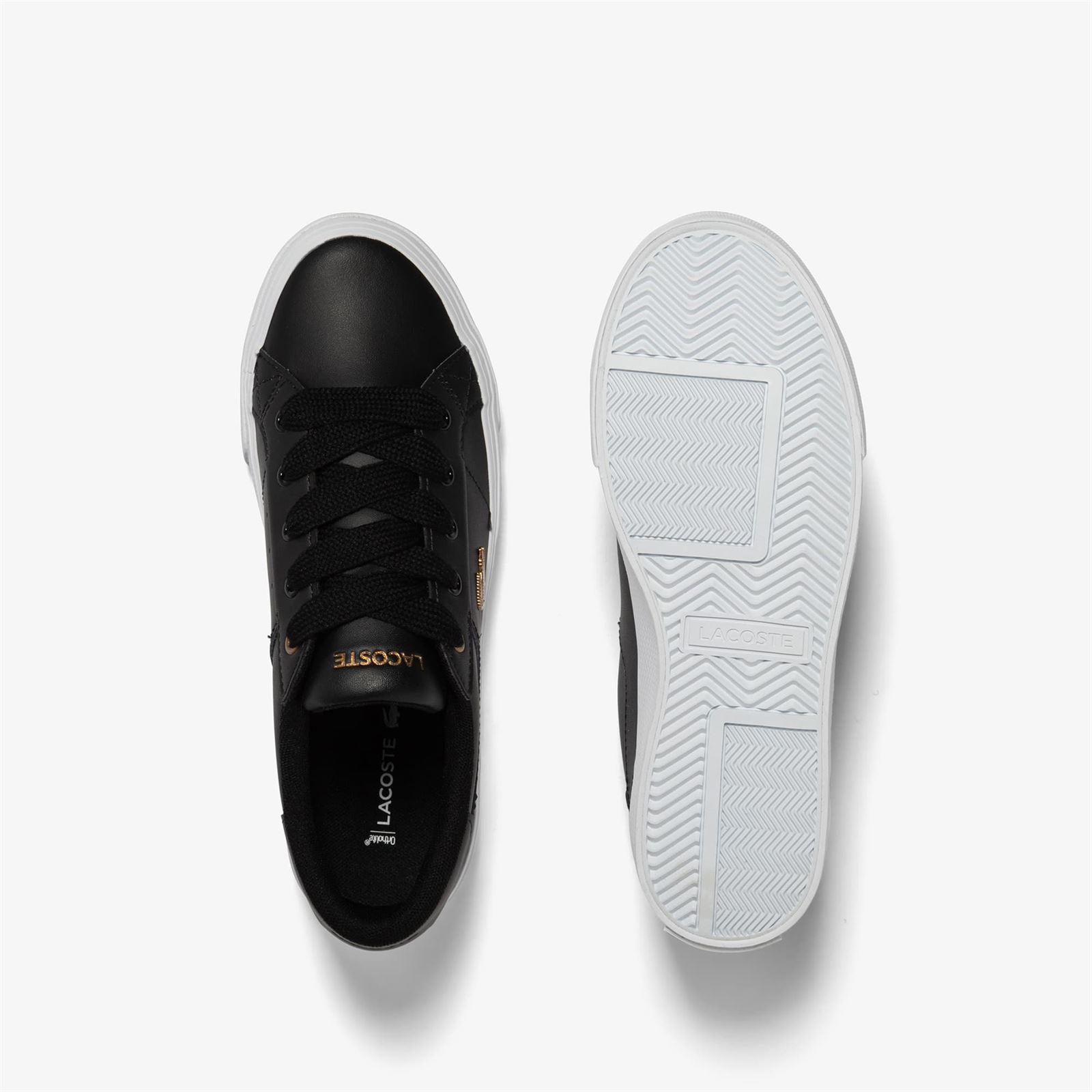 Zapatillas Lacoste Ziane 45CFA0013 312 black/wht - Imagen 3