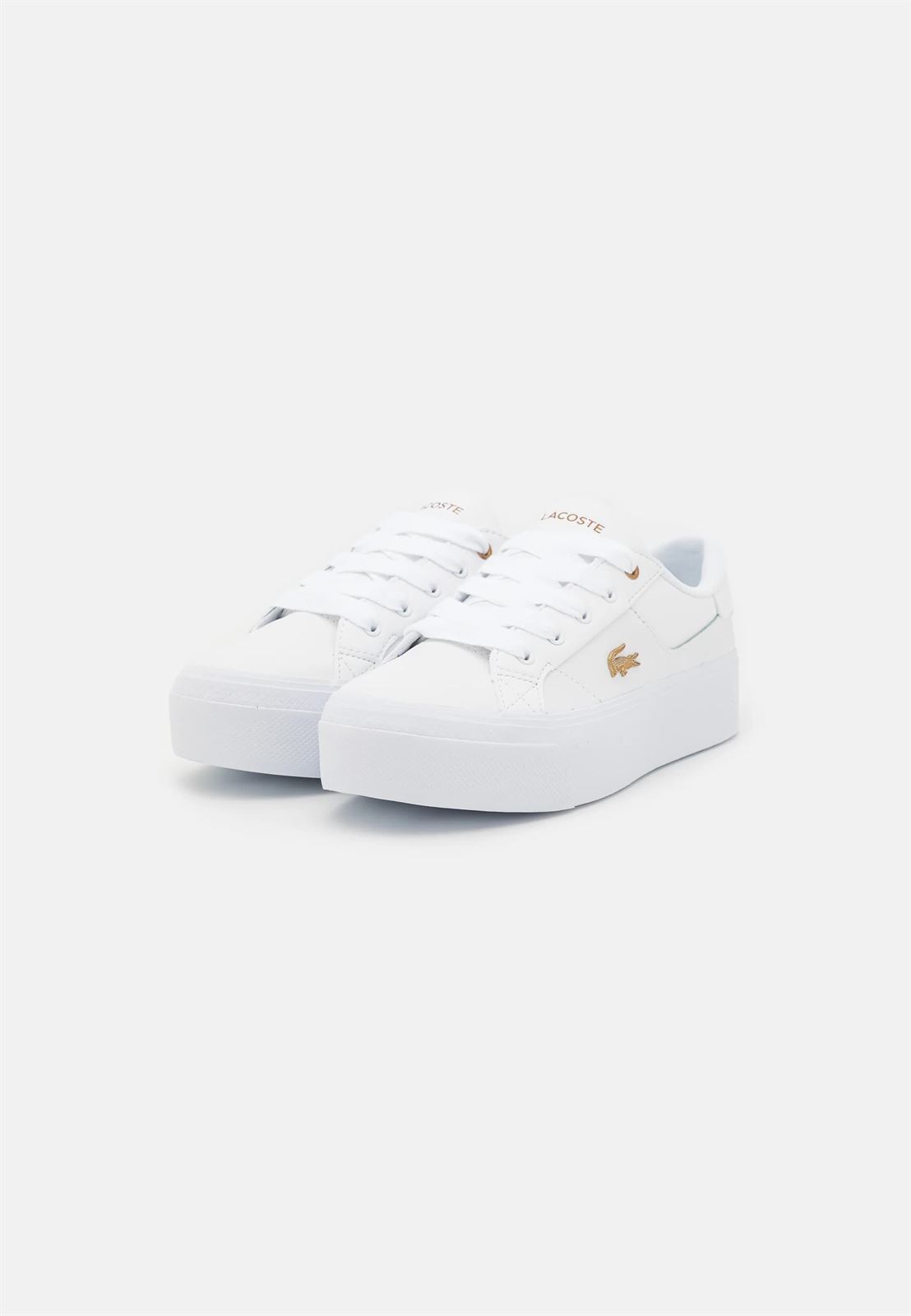 Zapatillas Lacoste Ziane Plataform 45CFA0013 21G WHT/WHT - Imagen 3