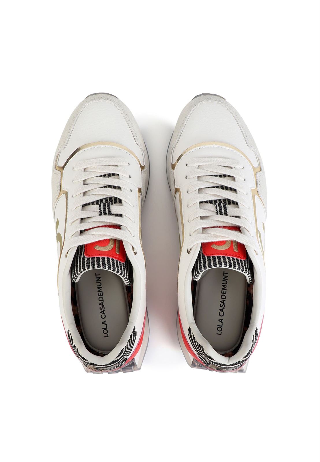 Zapatillas LOLA CASADEMUNT LS2605062 201 crudo gris - Imagen 3