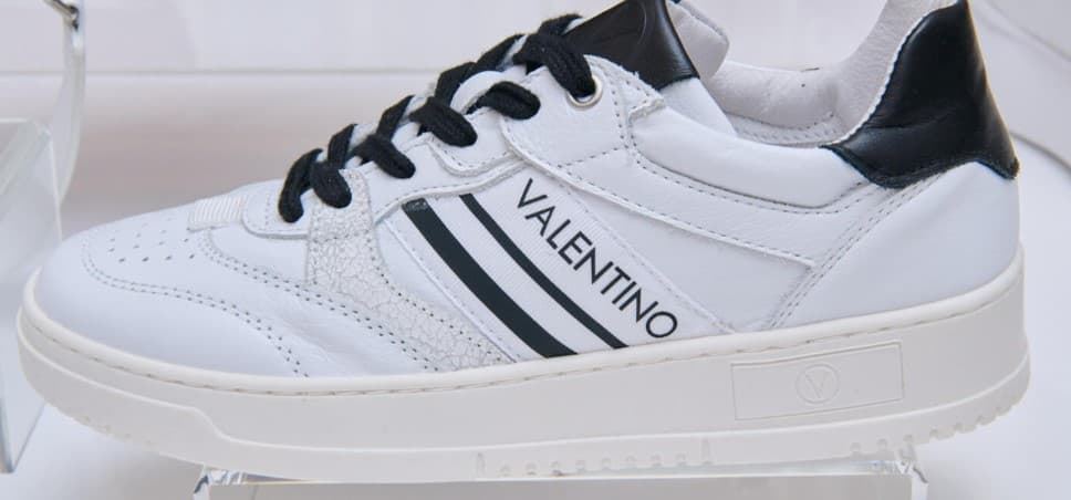 Zapatillas Mario Valentino 95S7001VIT 1101 690 SATURNO white/black - Imagen 1