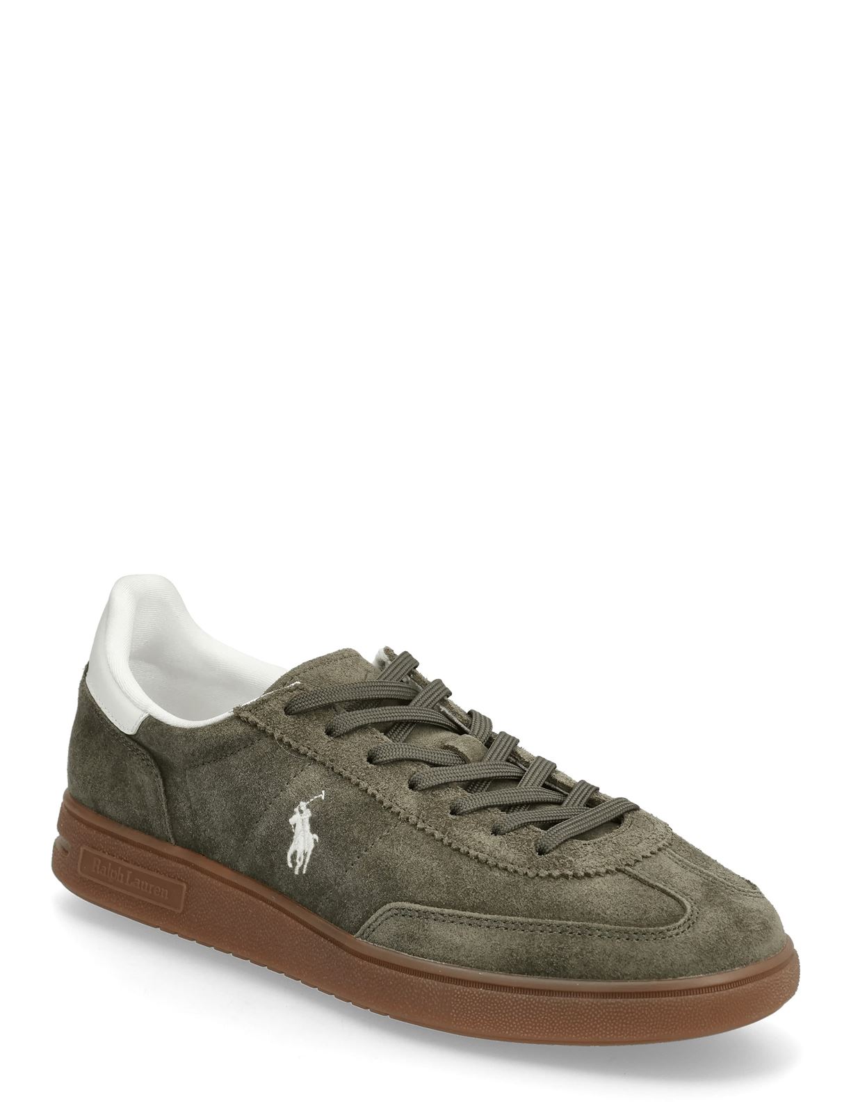 Zapatillas Polo Ralph Lauren Bedford Suede Olive/White - Imagen 1