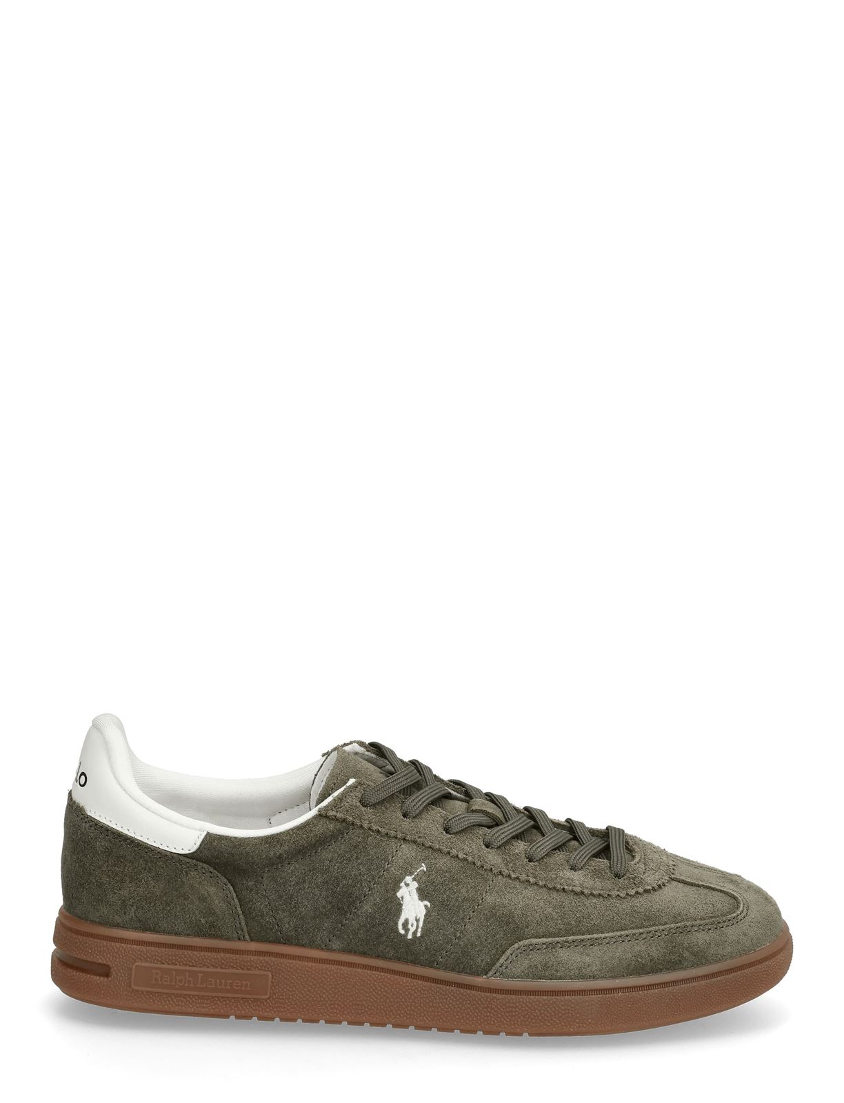 Zapatillas Polo Ralph Lauren Bedford Suede Olive/White - Imagen 2