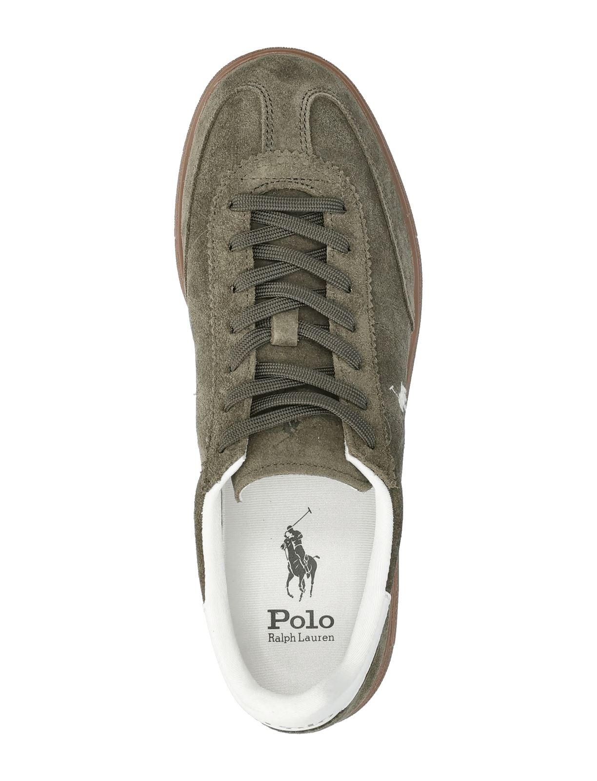 Zapatillas Polo Ralph Lauren Bedford Suede Olive/White - Imagen 4