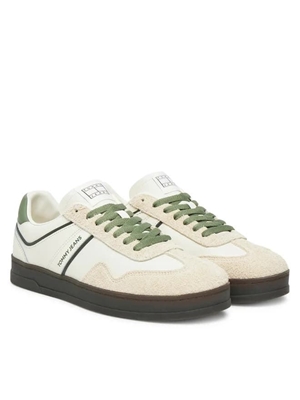 Zapatillas Tommy Hilfiger The Greenwich Leather EM0EM01587 YBI Ivory - Imagen 1