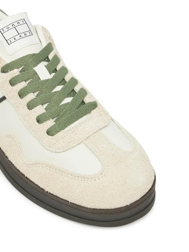 Zapatillas Tommy Hilfiger The Greenwich Leather EM0EM01587 YBI Ivory - Imagen 5
