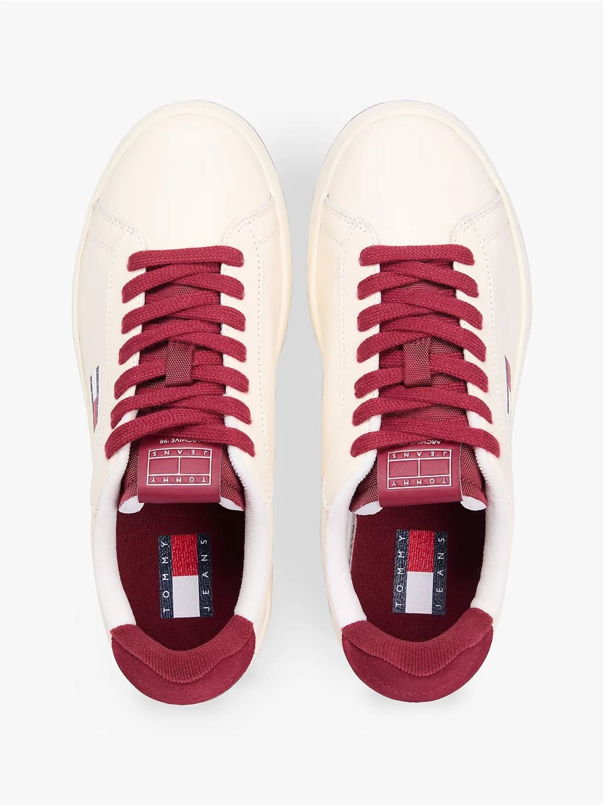 Zapatillas Tommy Jeans Calico/Deep Dahlia EN0EN028150F7W8A - Imagen 5