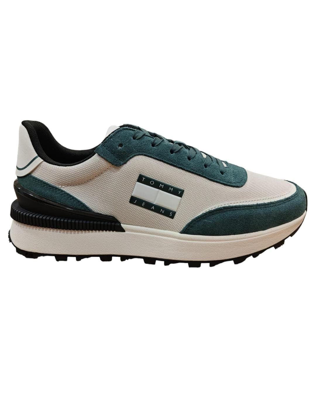 Zapatillas Tommy Jeans EM0EM01265 CT0 Technical Runner Timeless teal - Imagen 1