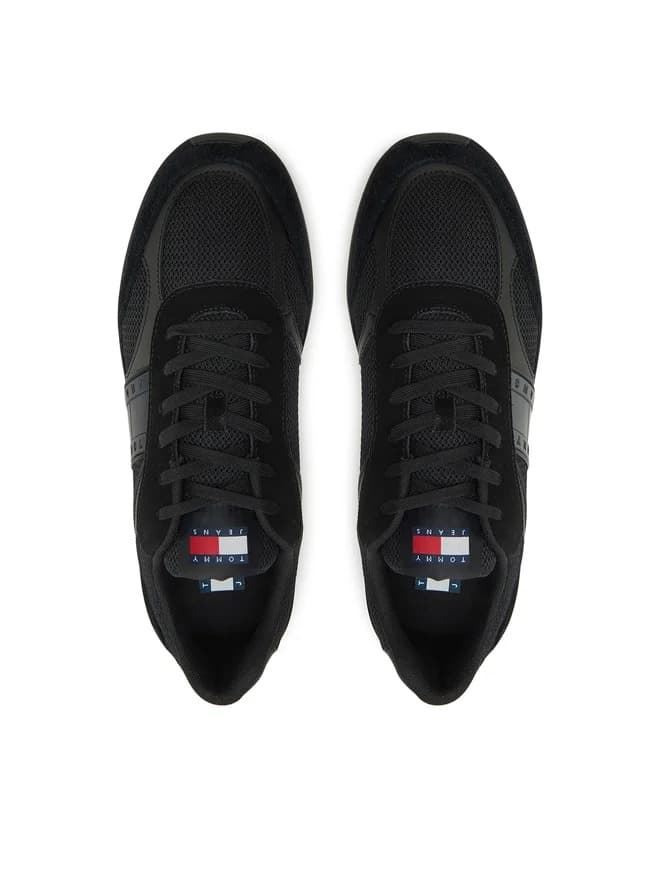 Zapatillas TOMMY JEANS EM0EM01537 BDS Black - Imagen 4
