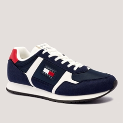 Zapatillas Tommy Jeans EM0EM01617 C1G TJM RUNNER CASUAL dark night navy - Imagen 1