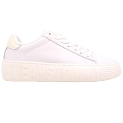 Zapatillas TOMMY JEANS EN0EN02212 YBL New Cupsole leather white - Imagen 1