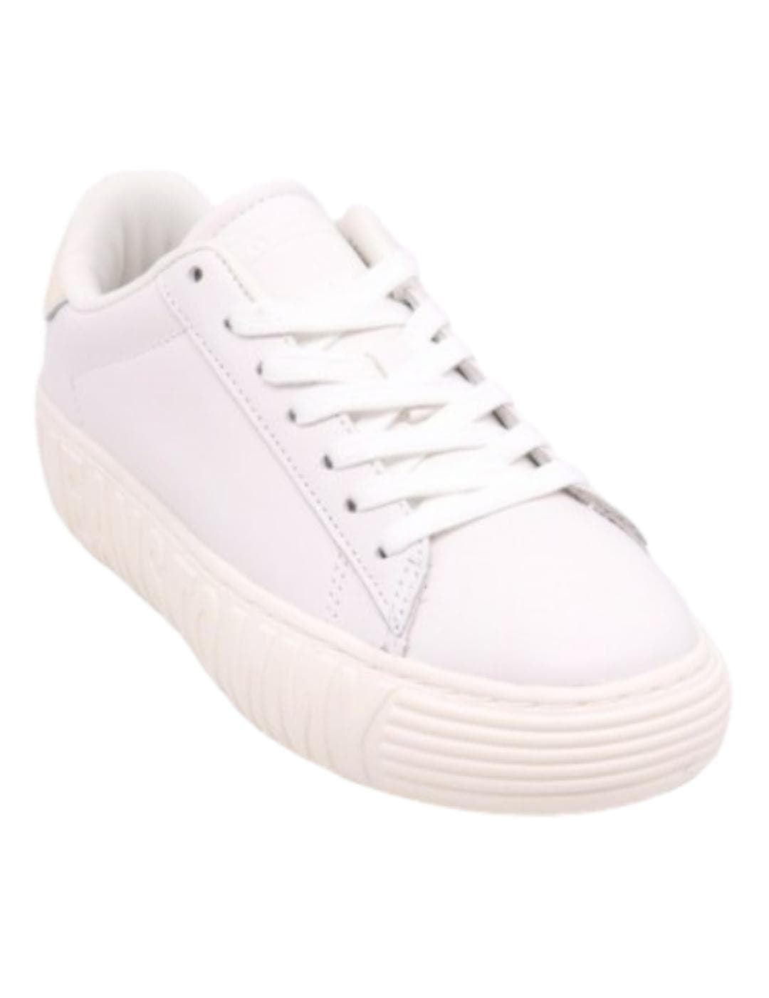 Zapatillas TOMMY JEANS EN0EN02212 YBL New Cupsole leather white - Imagen 2