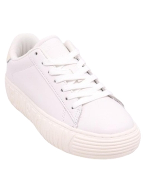 Zapatillas TOMMY JEANS EN0EN02212 YBL New Cupsole leather white - Imagen 2