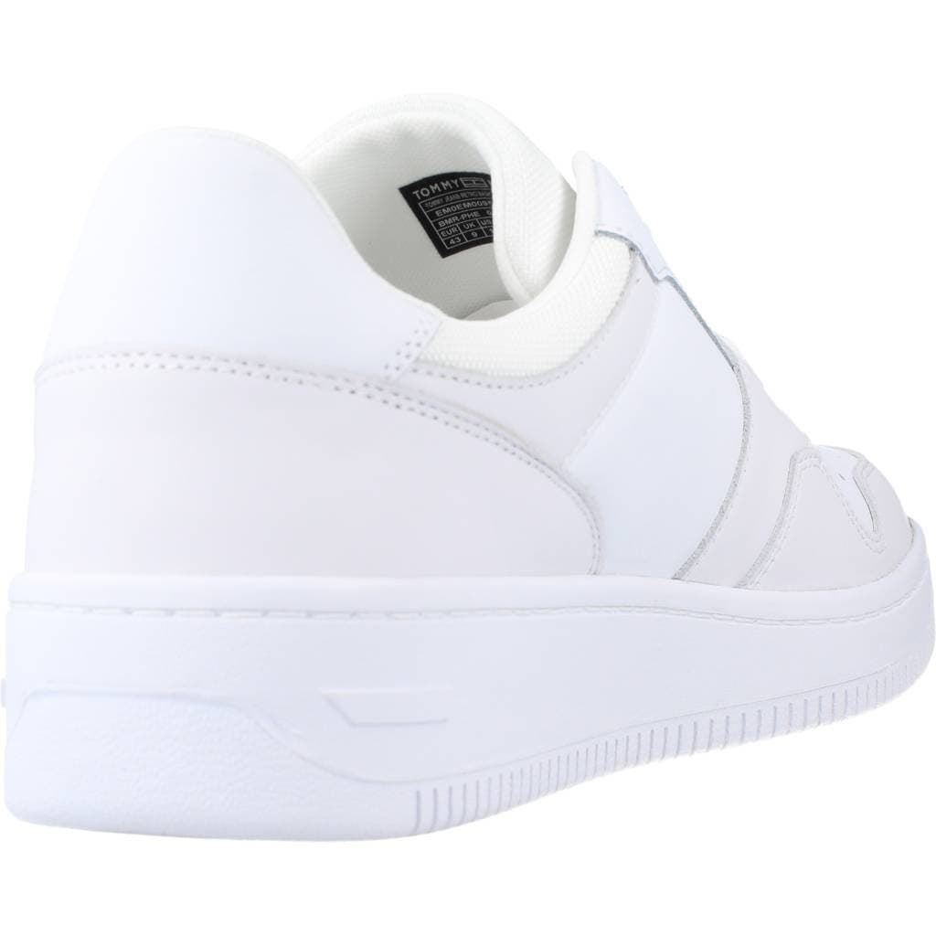 Zapatillas Tommy Jeans Retro Basquet ENEN02505 YBS white - Imagen 3