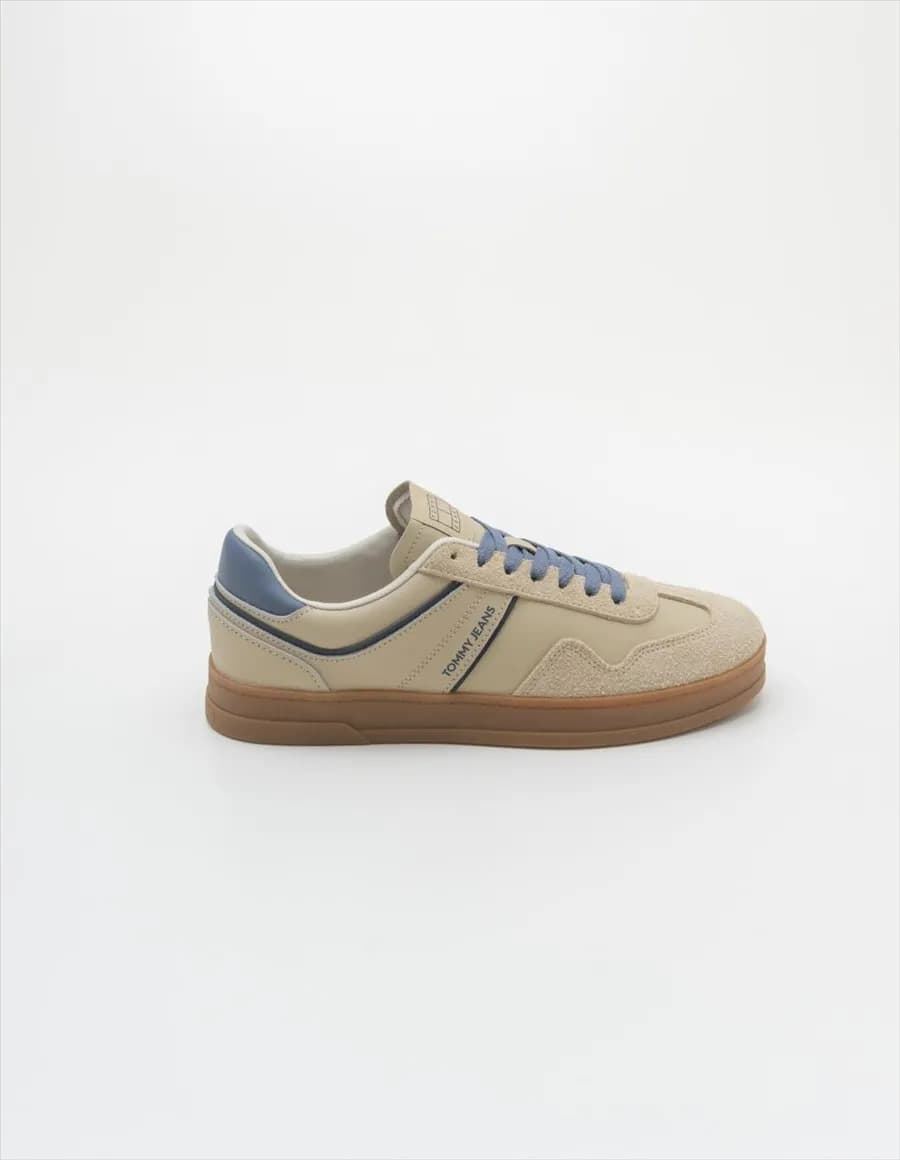 Zapatillas Tommy Jeans The Greenwich Leather Gentle Gold EM0EM01587 AB9 - Imagen 2