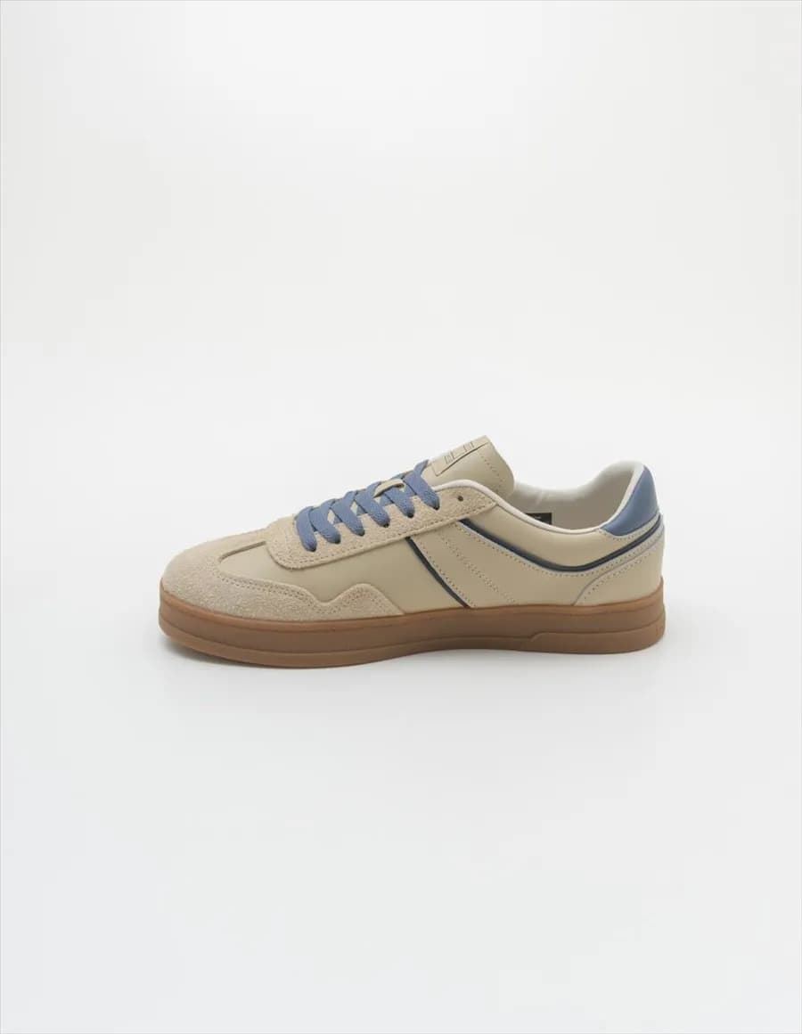 Zapatillas Tommy Jeans The Greenwich Leather Gentle Gold EM0EM01587 AB9 - Imagen 3