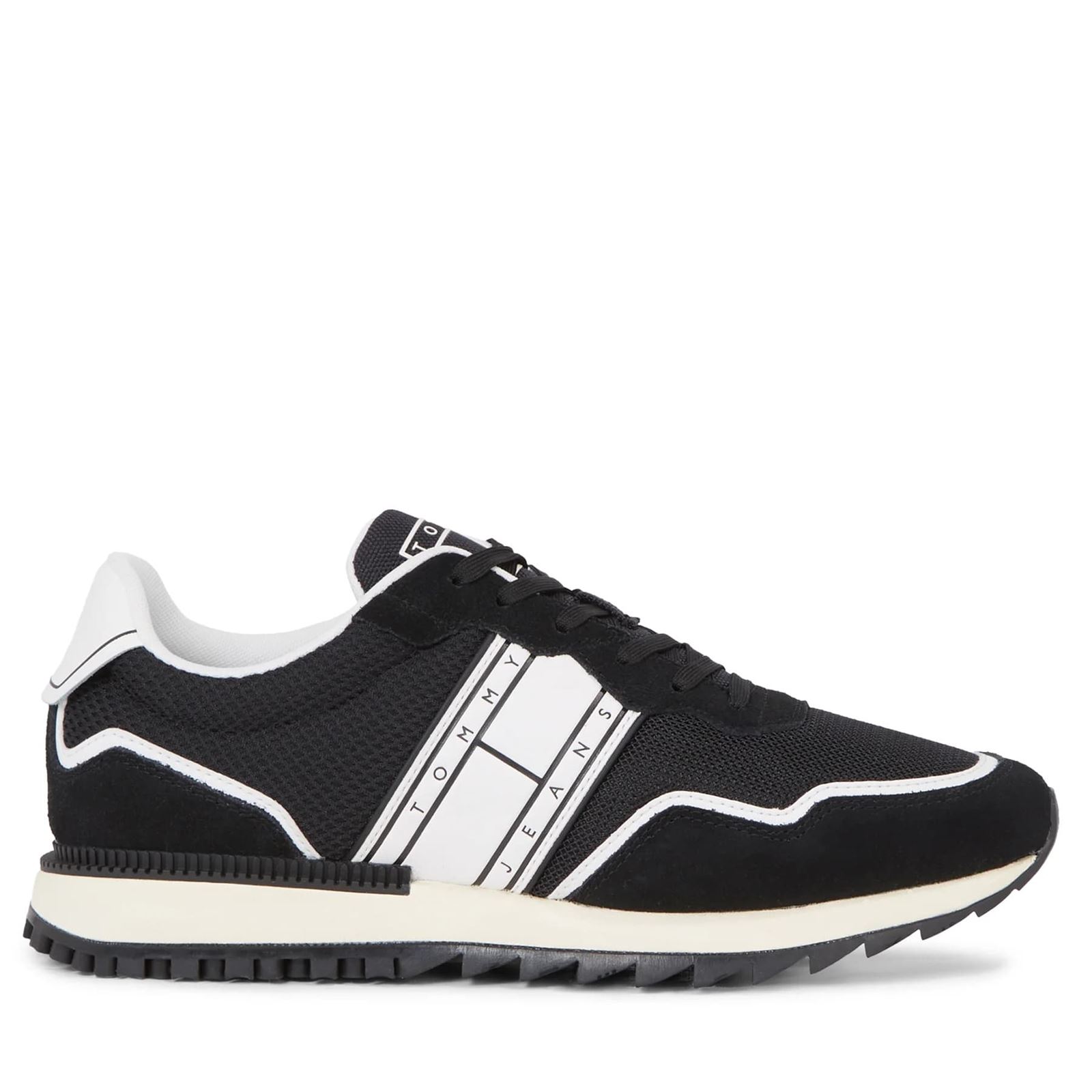 Zapatillas Tommy Jeans TJM RUNNER MIX MATERIAL Black - Imagen 1