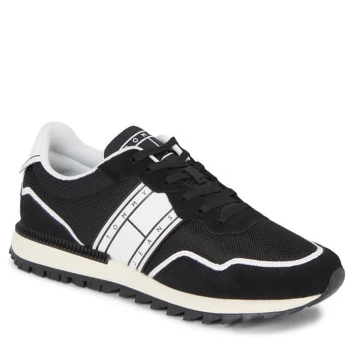 Zapatillas Tommy Jeans TJM RUNNER MIX MATERIAL Black - Imagen 2